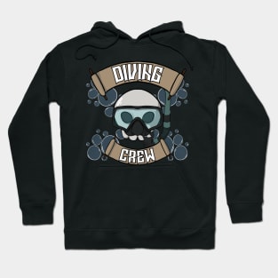 Diving crew Jolly Roger pirate flag Hoodie